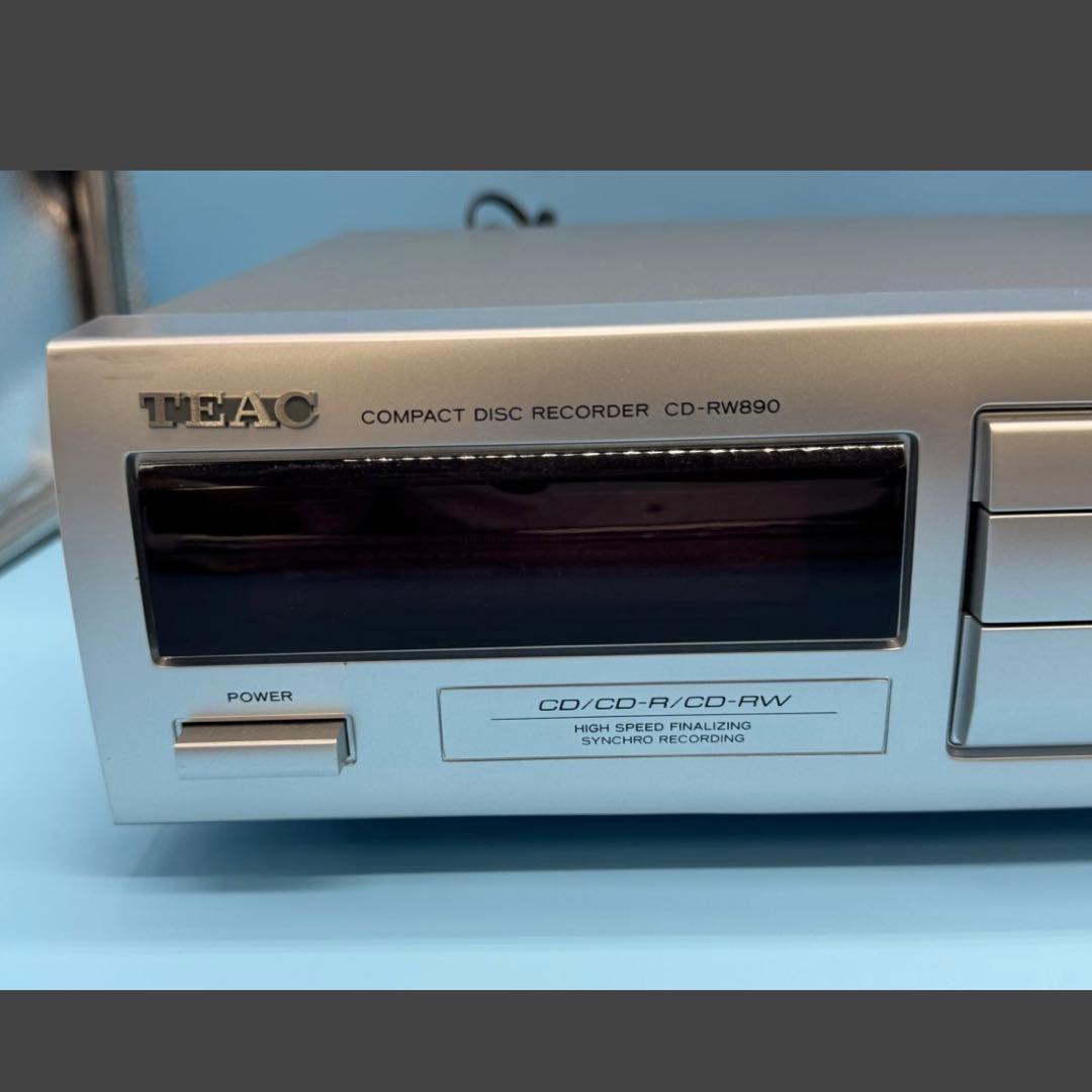 【美品】TEAC ティアック CD-RW890 CDレコーダー