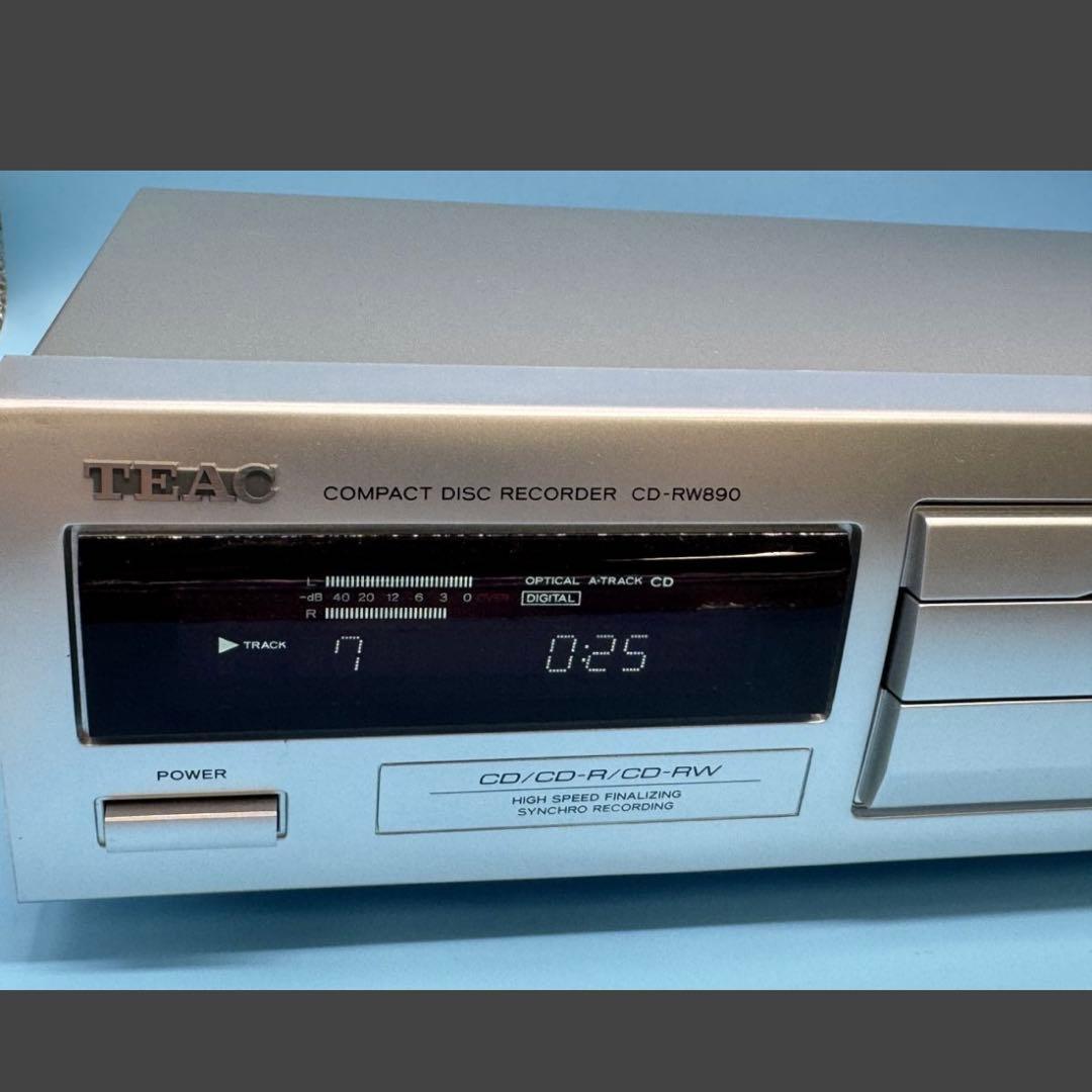 【美品】TEAC ティアック CD-RW890 CDレコーダー