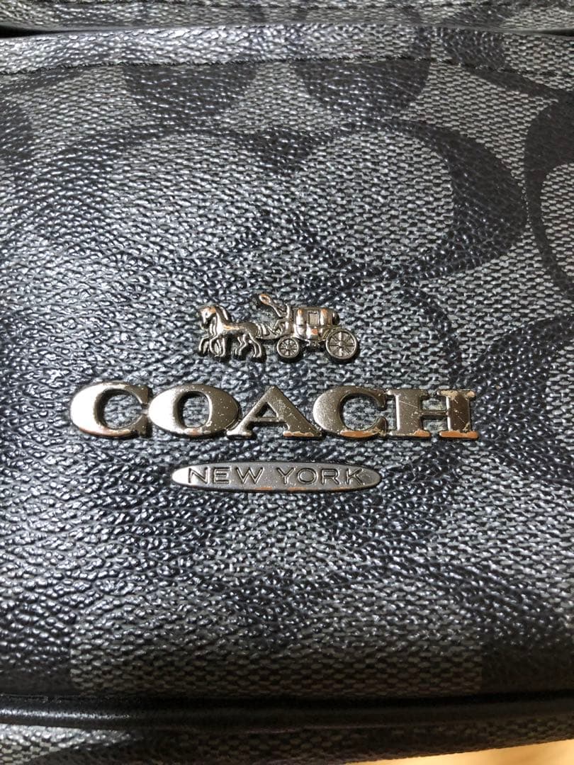 COACH シグネチャー　ボディバッグ　CJ506 メンズ　ウエストポーチ