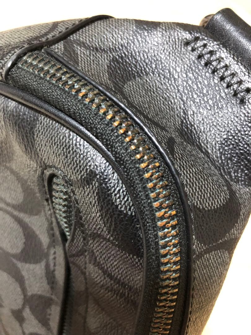 COACH シグネチャー　ボディバッグ　CJ506 メンズ　ウエストポーチ