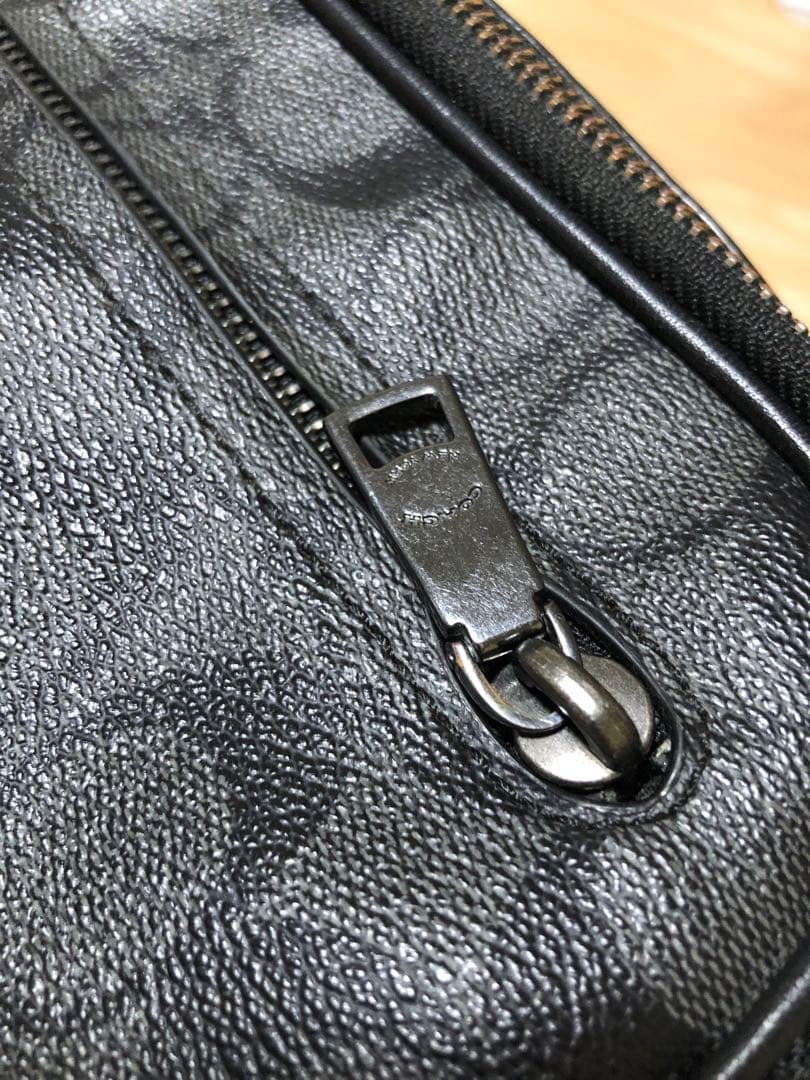 COACH シグネチャー　ボディバッグ　CJ506 メンズ　ウエストポーチ