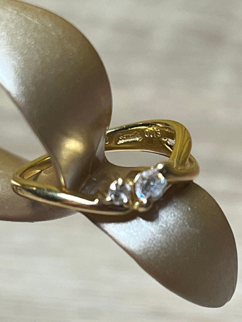 スカラベ　K18 リング　約5号