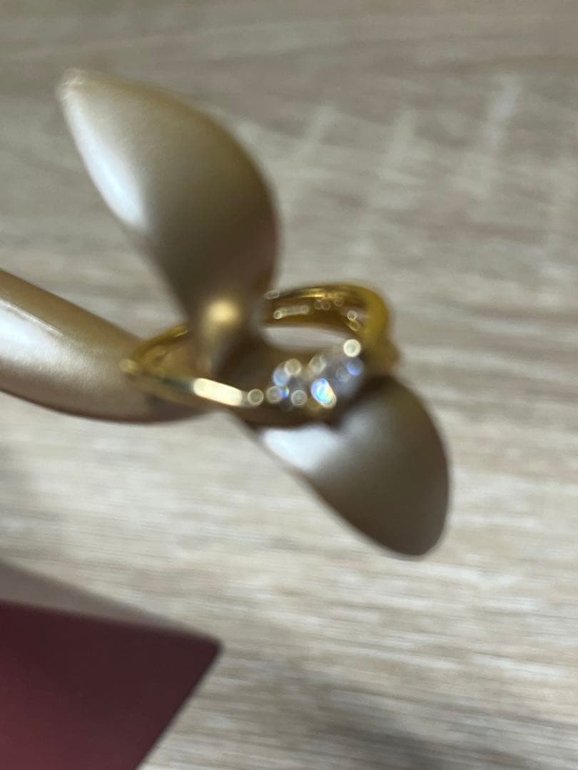 スカラベ　K18 リング　約5号