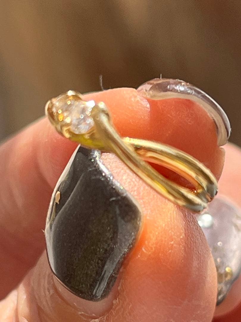 スカラベ　K18 リング　約5号