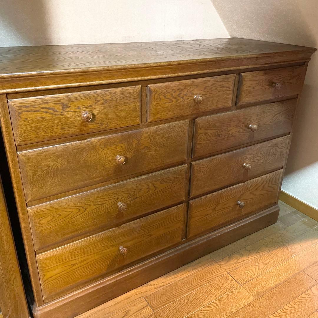 【オリーブオイル様】美品 ★直接お渡し限定(東京都)★アンティーク　木製チェスト