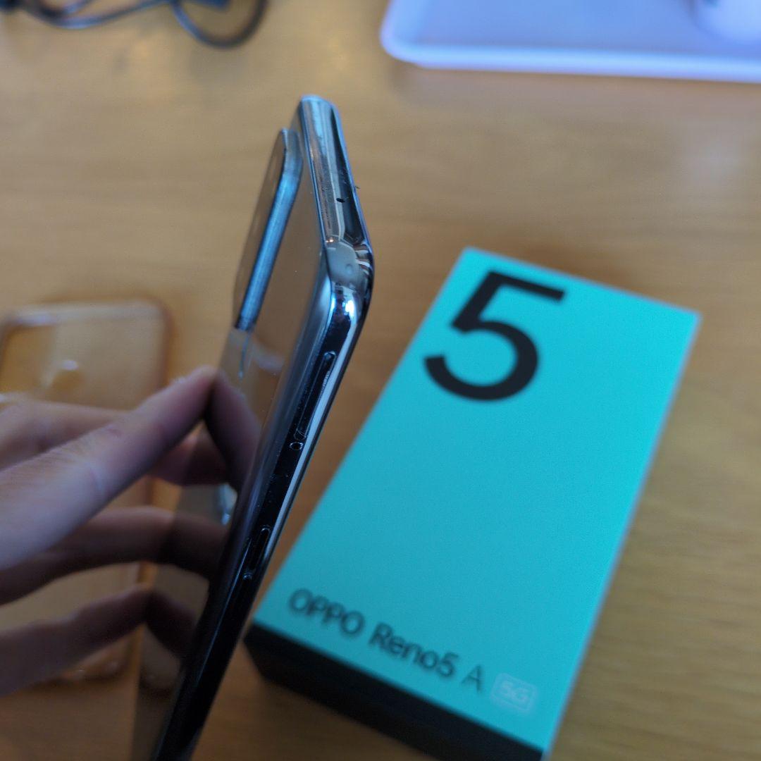 OPPO Reno5 A 5G 本体 画面保護フィルム クリアケース付き