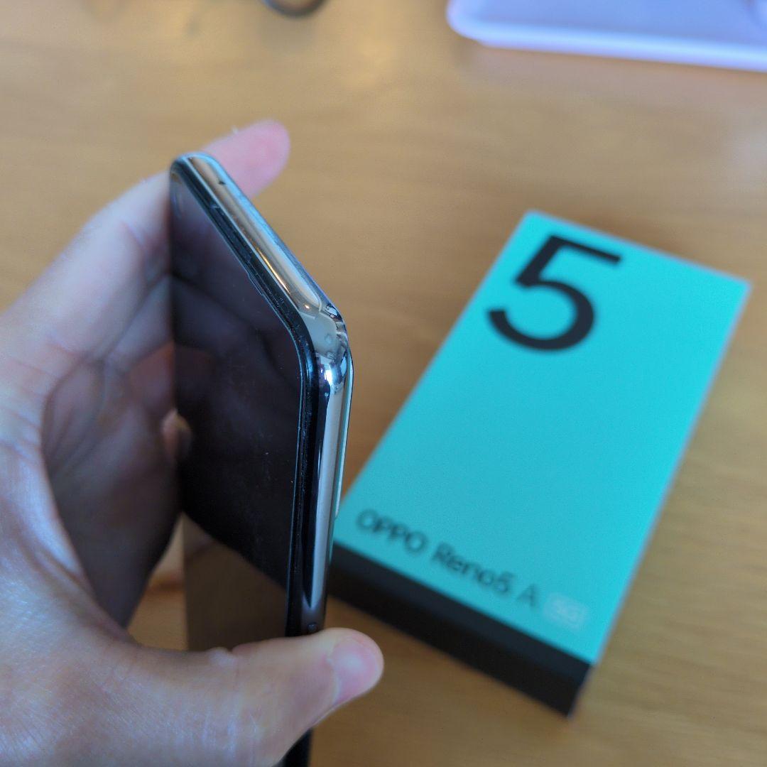 OPPO Reno5 A 5G 本体 画面保護フィルム クリアケース付き