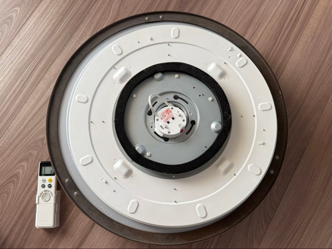 ODELIC シーリングライト OL291357 円形 ウォールナット