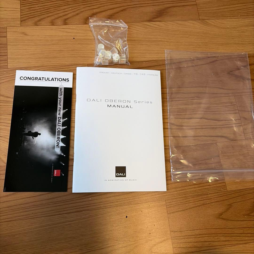 【極美品】DALI ダリ2way スピーカー　OBERON1ブラックアッシュ
