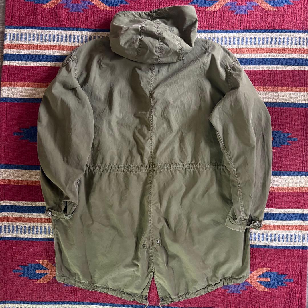 ろ*ん様 50s 米軍実物 M-51 フィッシュテールパーカー 最初期ウールポケ