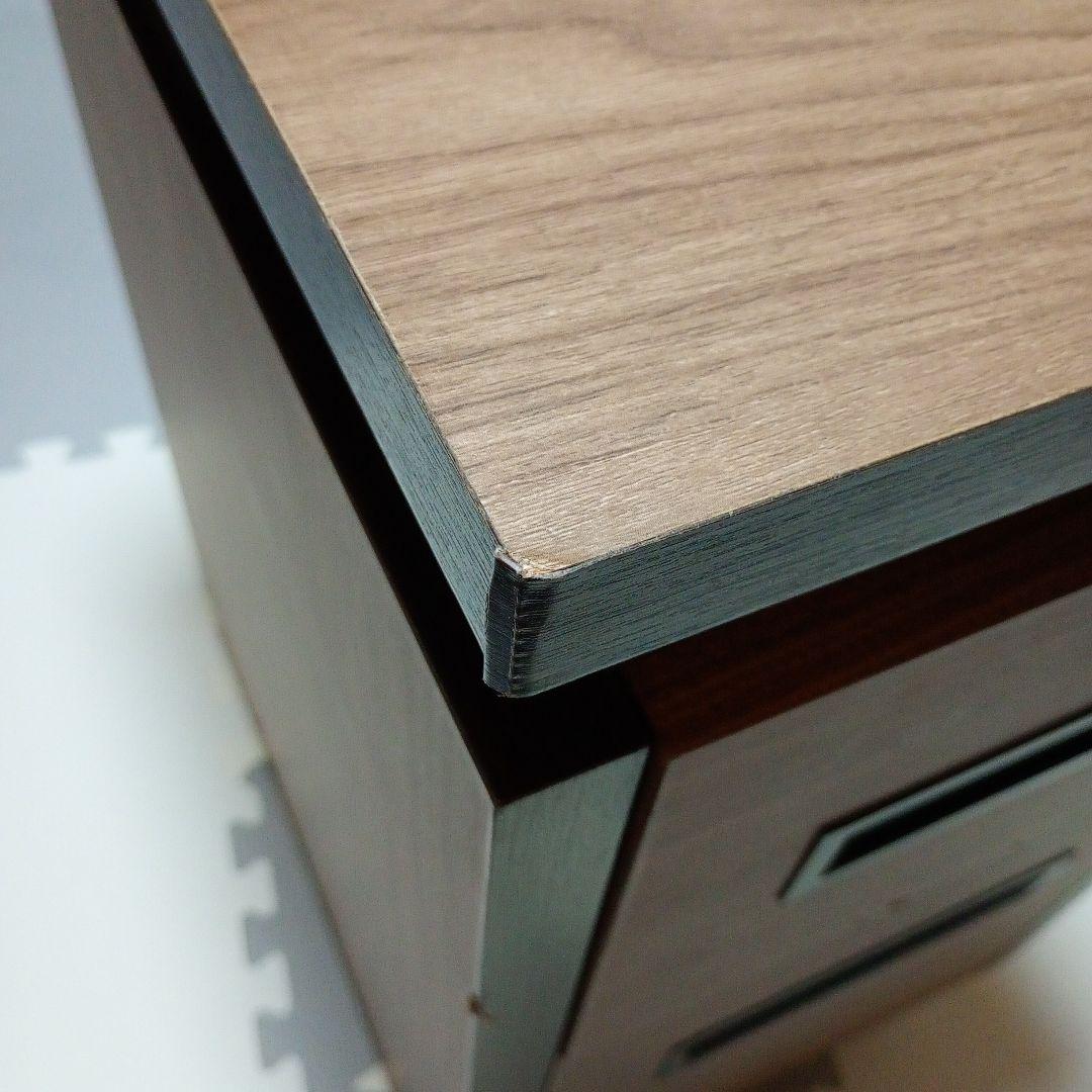 小島工芸 デスクワゴン「Com-5 C5D」ウォールモカ/ウッディウェンジ