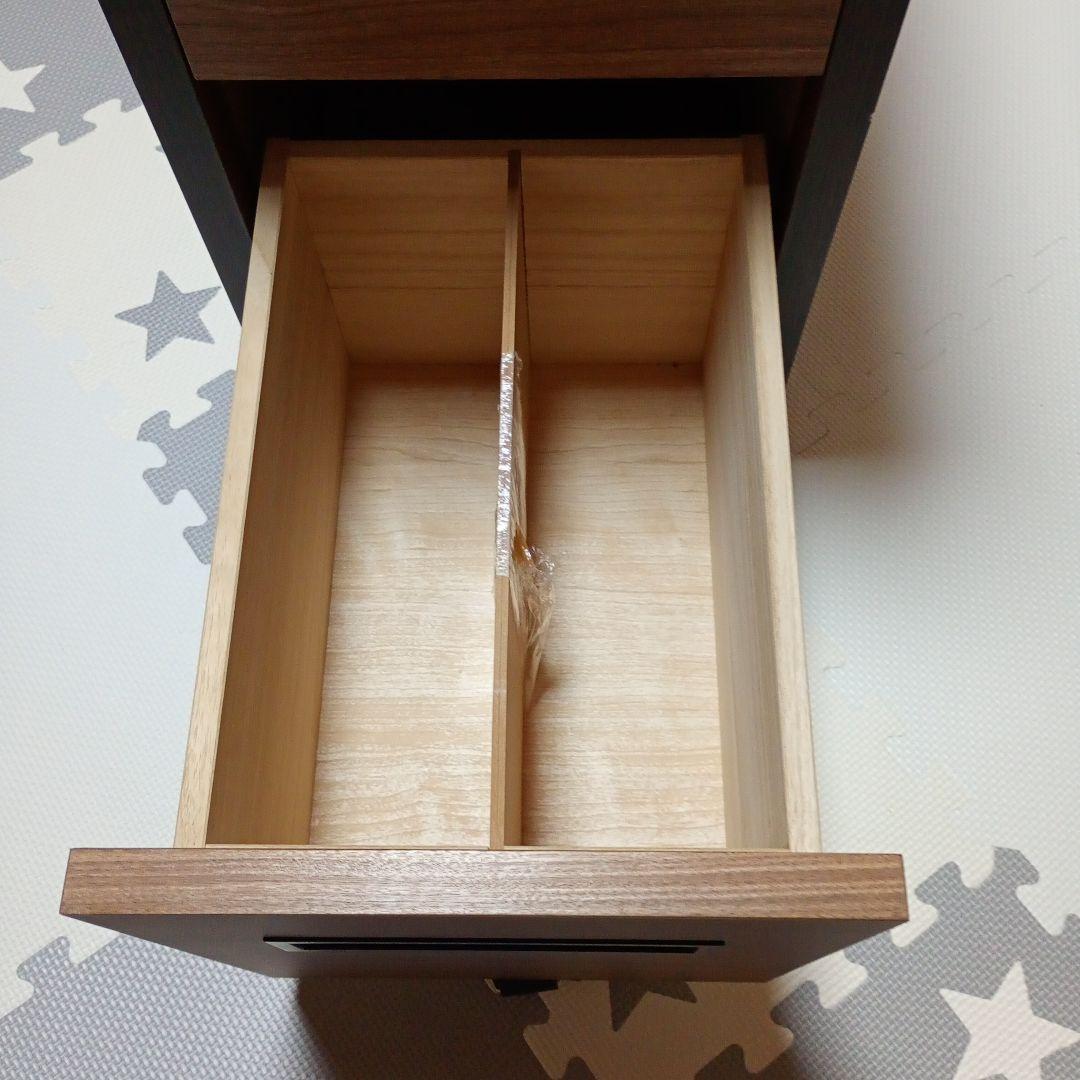 小島工芸 デスクワゴン「Com-5 C5D」ウォールモカ/ウッディウェンジ