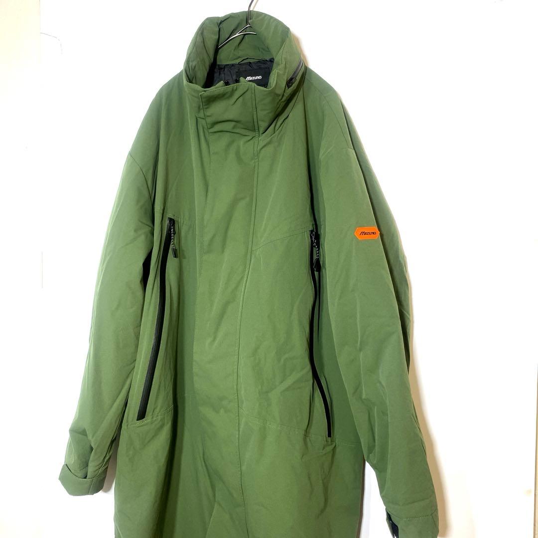 ミズノMizuno ブレスサーモグリーン 中綿ロングコートベンチコートXL