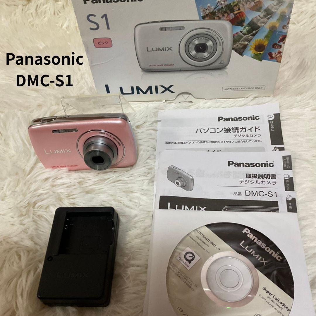 ☆人気色　ピンク☆【簡易動作確認済】パナソニック LUMIX DMC-S1