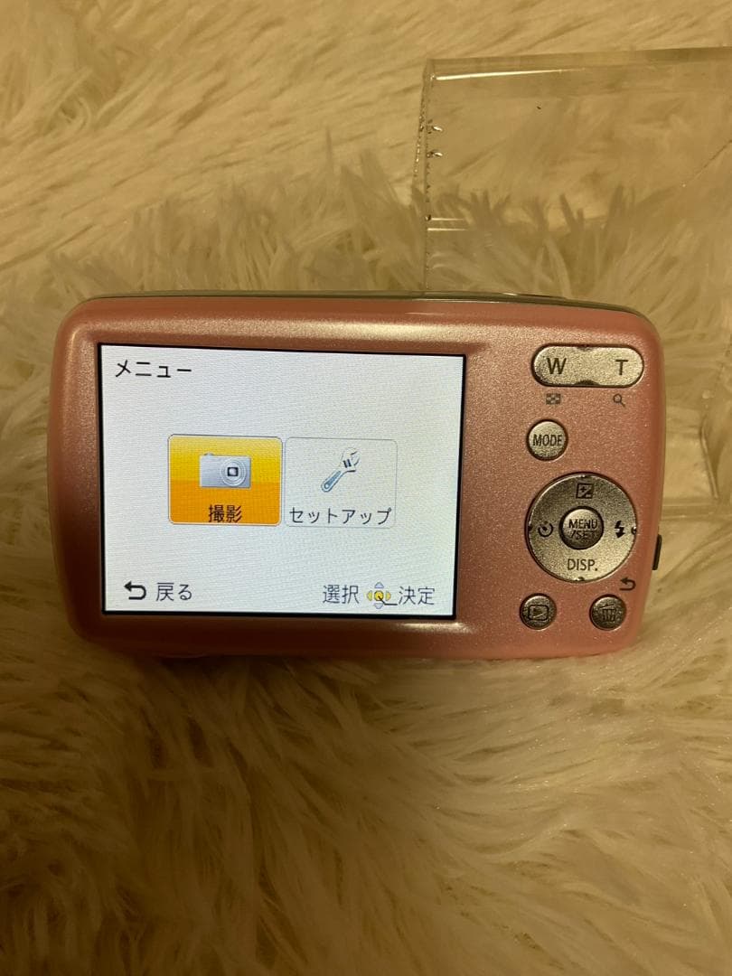 ☆人気色　ピンク☆【簡易動作確認済】パナソニック LUMIX DMC-S1