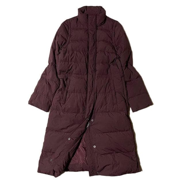 専用セオリー【高年式】ダウン90% 2WAYロング丈 ダウンコート ボルドー美品