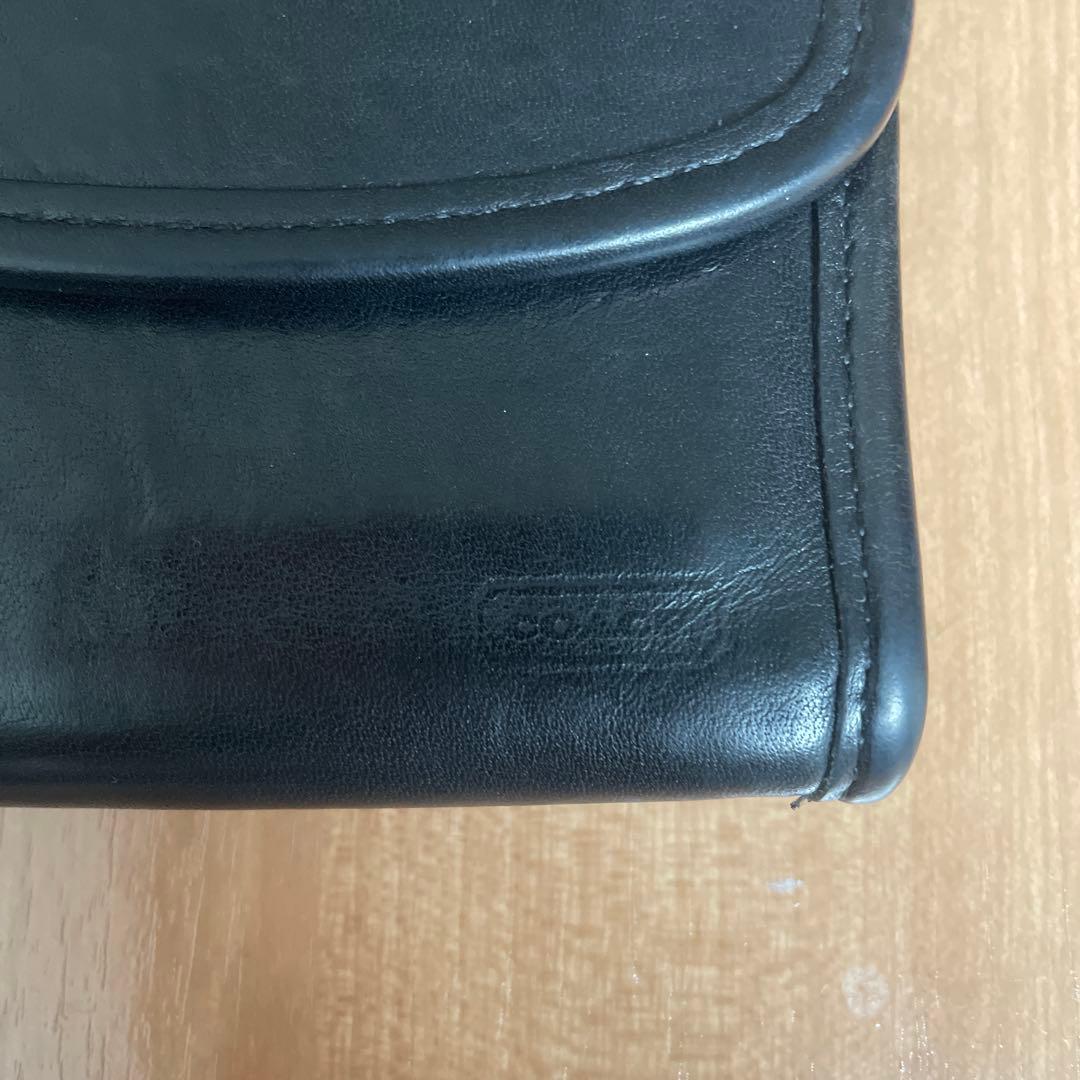 オールドコーチ ケース キーリング付 コンパクトウォレット 本革