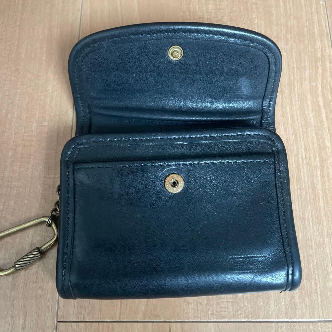 オールドコーチ ケース キーリング付 コンパクトウォレット 本革