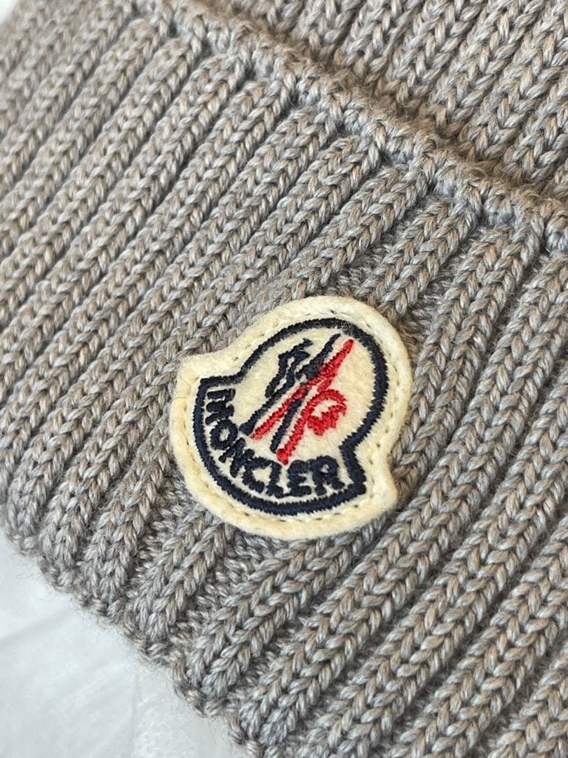 モンクレール　MONCLER フォックスファー　ニット帽　キッズ