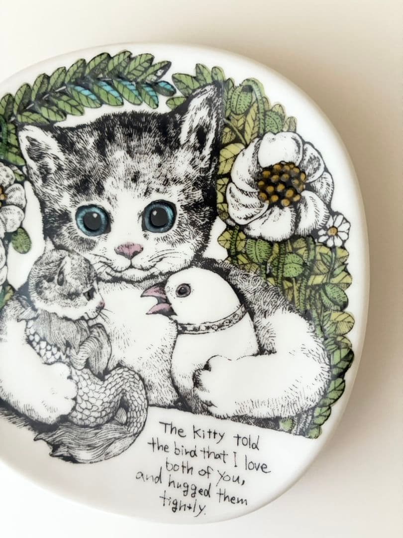 あ*め様 【ヒグチユウコ 九谷焼 絵皿5こねことうみねこ GUSTAVE ギュス