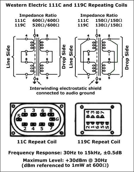 ウェスタン・エレクトリック　ライン・トランス 111C　WE