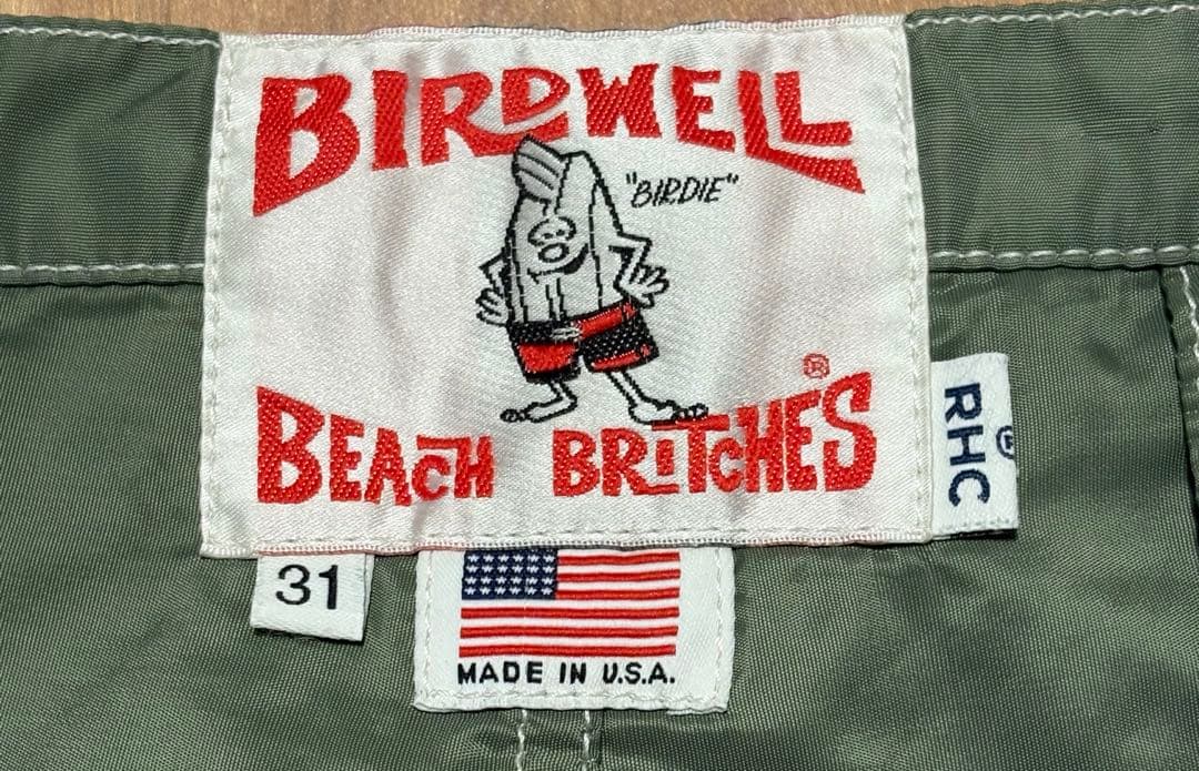 BIRDWELL for RHCロンハーマンSea Trunks カーキ