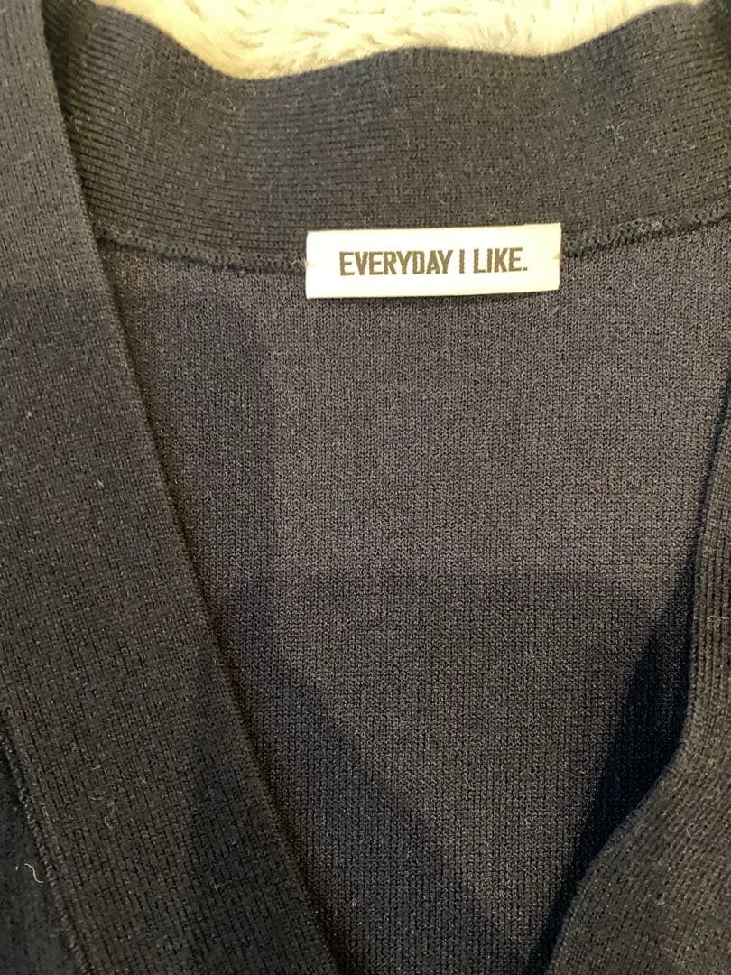 EVERYDAY I LIKE コットンカシミヤカーディガン