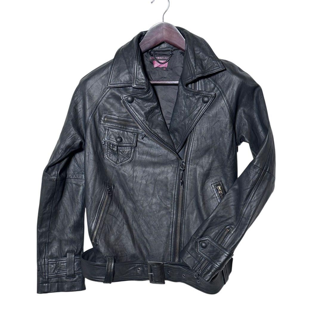 【美品】リーバイス Levi's ダブル ライダース ジャケット M レザー
