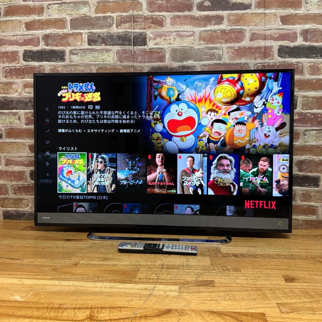 東芝 40V型 4K液晶テレビ REGZA 40M510X W録対応 動画アプリ