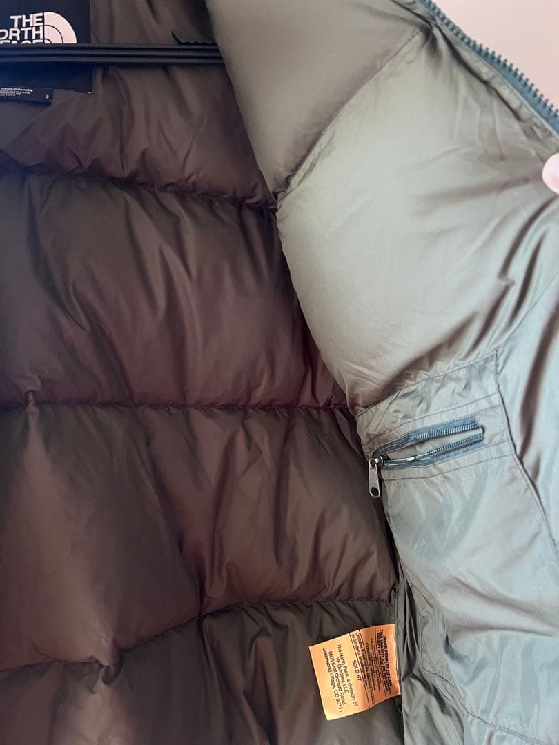 【ゆぅちゃん】THE NORTH FACEメンズダウンジャケットLオリーブ