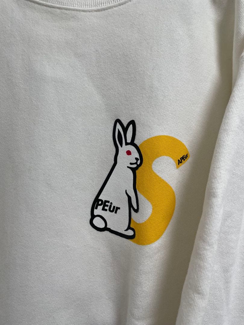 SAPEuR FR2コラボ　スウェット　ウサギ　ホワイト