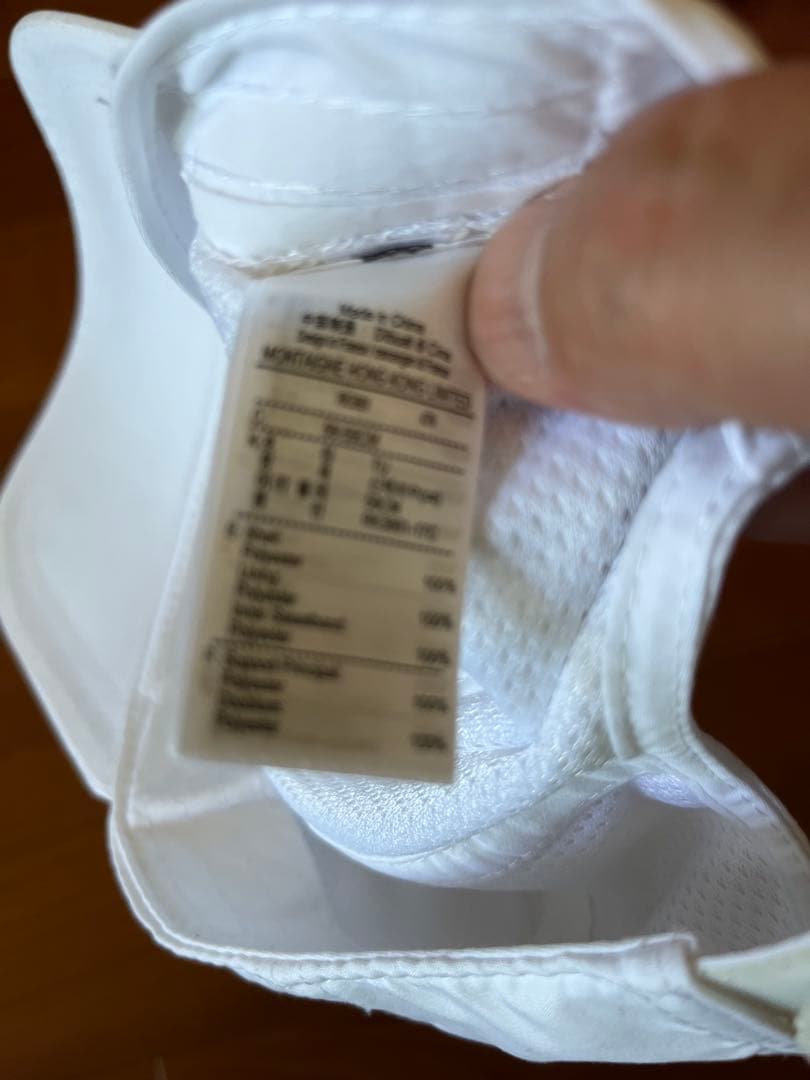 ジョコビッチ　LACOSTE ホワイトキャップ ONE SIZE