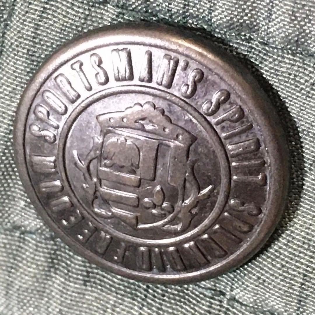 【個性派古着】希少デザイン　ブルゾン　立て襟　変形襟　内ボアライナー付き　 L