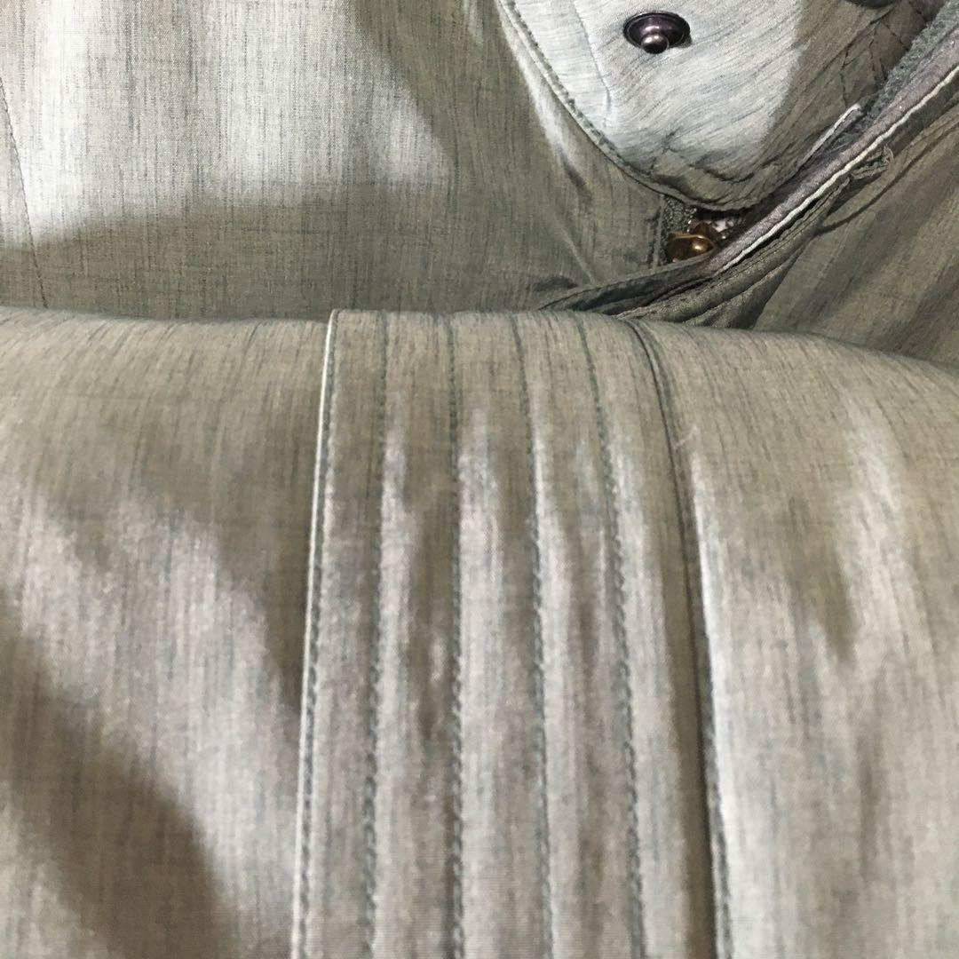 【個性派古着】希少デザイン　ブルゾン　立て襟　変形襟　内ボアライナー付き　 L