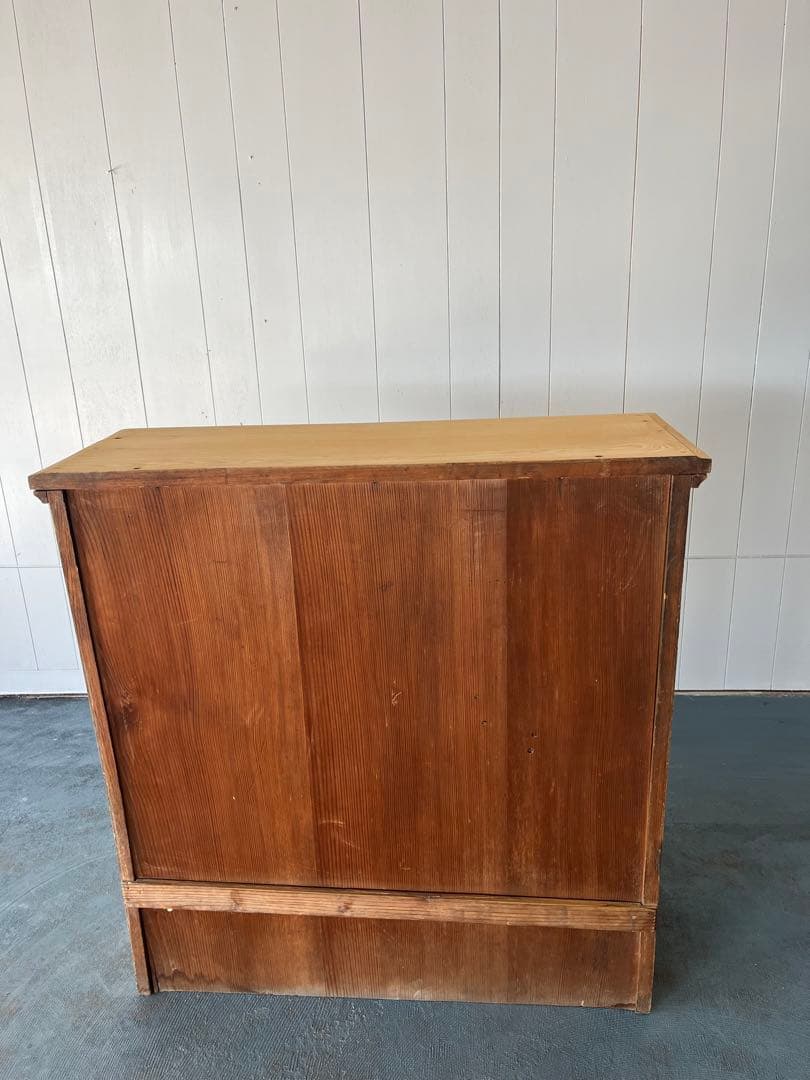 ゆらゆらガラス レトロ 本棚 古民家 古家具 古民具 古道具